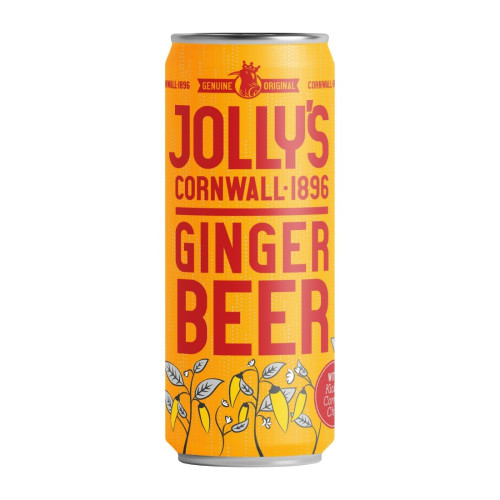 Jolly's Cornish Ginger Beer Cans 250ml (Pack of 24)