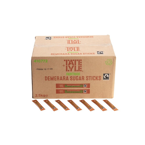 Tate & Lyle Fairtrade Demerara Sugar Sticks (1000 Pack)