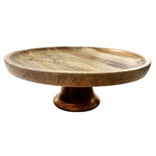 Olympia Cake Stand Mango Wood 330x120mm