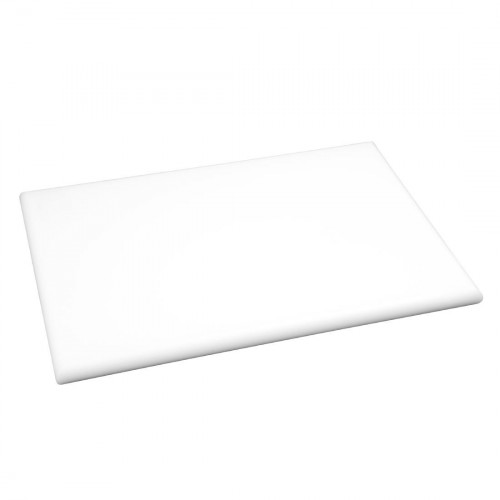 Hygiplas High Density Chopping Board White - 18x12x1"