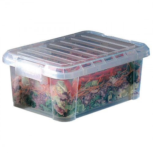 Araven Food Storage Box & Clear Lid - 14Ltr 380x265x230mm
