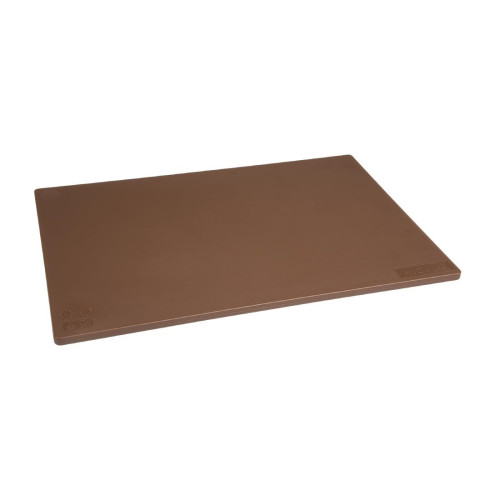 Hygiplas Low Density Chopping Board Brown - 450x300x12mm 17.75x12x0.5"