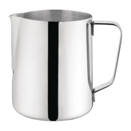 Jug /UNBRANDED stainless steel milk jug 32oz/1 litre - per each