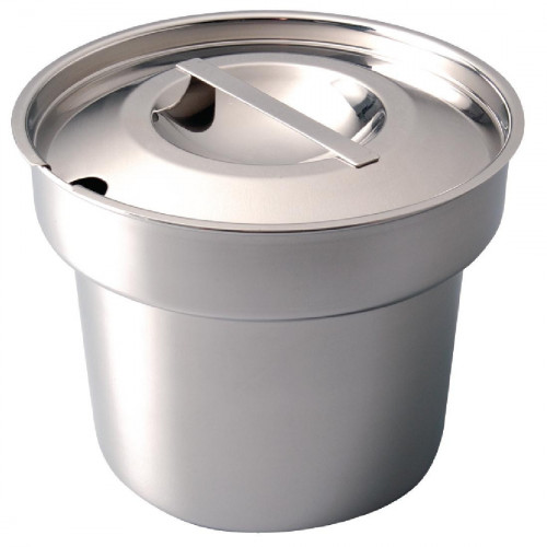 Round Bain Marie Pot & Lid