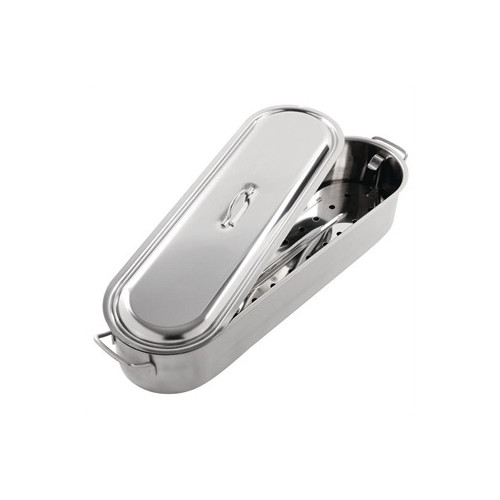 Vogue Fish Kettle & Drainer - 500mm 18"