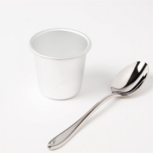 Vogue Aluminium Darriole Mould - 2x2x1 3/8"