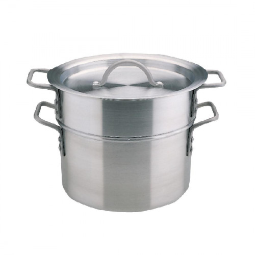 Vogue Double Boiler No Spout (incl Lid) - 4Ltr