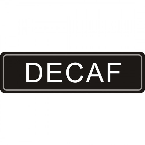Airpot Decaf Label