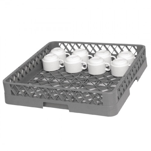 Vogue Dishwasher Open Cup Basket/Rack - 500x500mm
