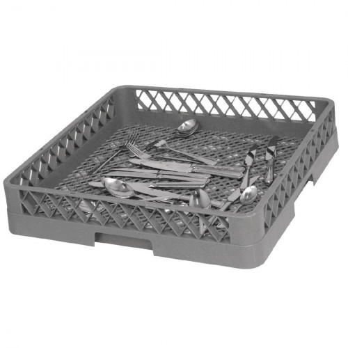 Vogue Dishwasher Cutlery/Flatware Basket/Rack - 50x50cm