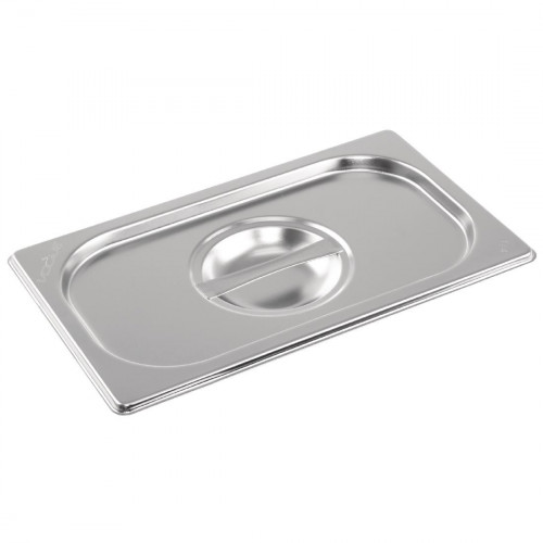 GASTRONORM -s/steel gastronorm lid - 1/4 size