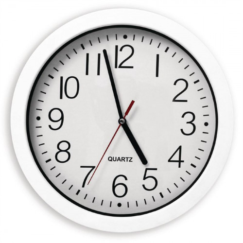 Vogue White Kitchen Clock