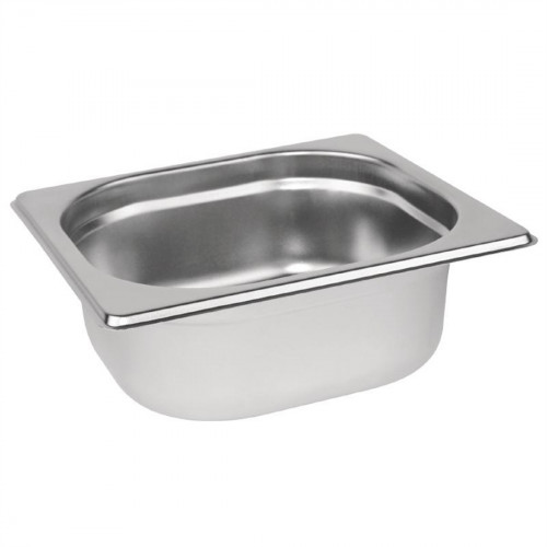 GASTRONORM -Gastronorm pan - s/steel - 1/6 size (65mm) - per each