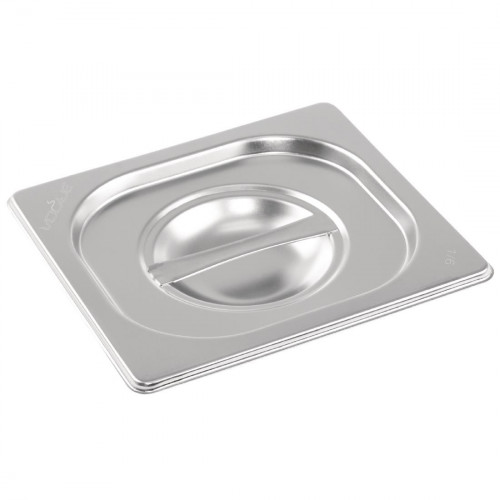 Gastronorm / lid- s/steel - plain - 1/6 size(fits k/985,991,992,995)