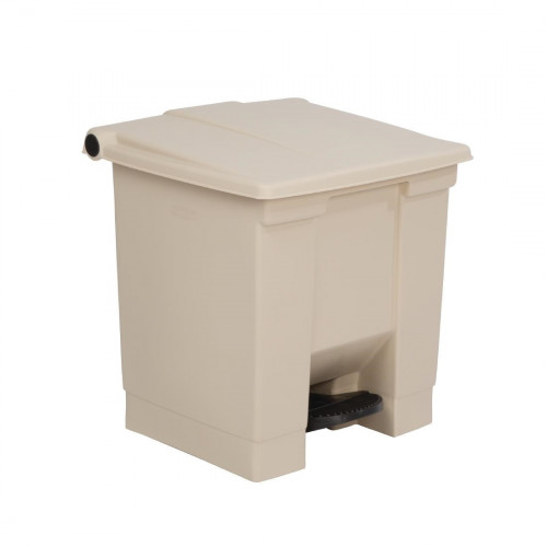 Rubbermaid Step-On Container 30.5Ltr Beige