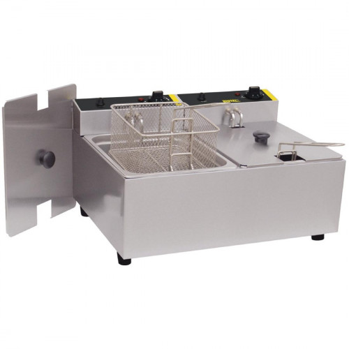 Buffalo Double Fryer - 2x5Ltr 2x2.8kW (M)