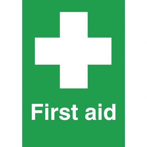 First Aid Symbol - Single - 150x100mm (Self-Adhesive)