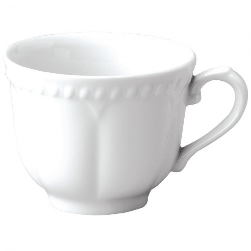 Buckingham White Elegant Tea Cup 220ml 7.75oz (Box 24)