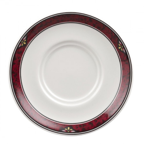Milan Pattern Maple Saucer 4oz (Box 24) (Direct)