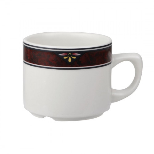 Milan Pattern Maple Tea Cup 7oz (Box 24) (Direct)