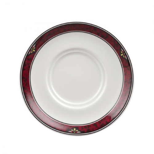 Milan Pattern Maple Saucer 7oz (Box 24) (Direct)