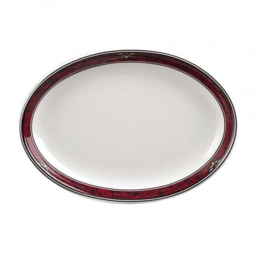 Milan Pattern Oval Platter 8" (Box 12) (Direct)