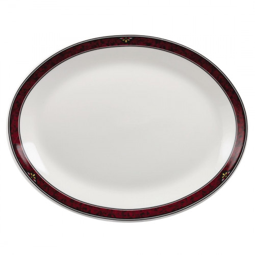 Milan Pattern Oval Platter 12" (Box 12) (Direct)