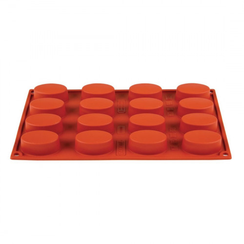 Pavoni Formaflex Silicone 16 Oval Moulds