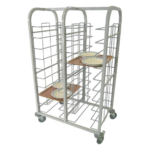 Tray Clearing Trolley - 10 level (20 trays) Fully Welded (Direct)