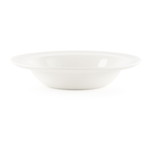 White Rimmed Fruit Bowl 6.7oz (Box 24)