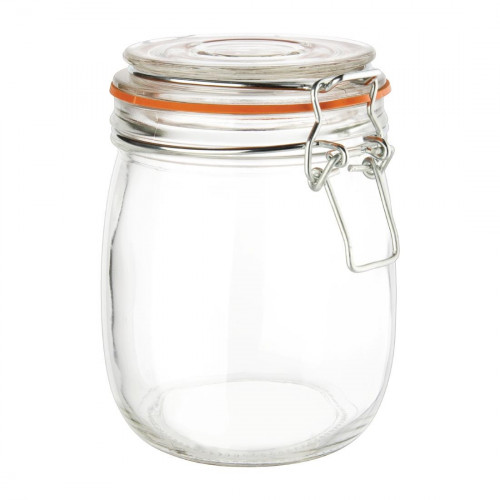 Vogue Preserving Jar with Clip - 0.75Ltr