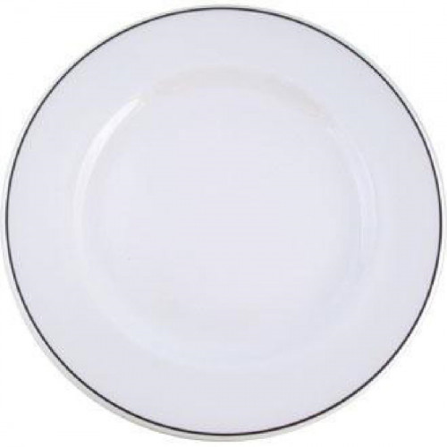 Black Line Plate - 9" (Box 24)