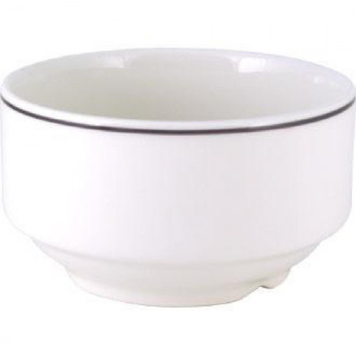 Black Line Consomm&Atilde;&copy; Bowl 14oz (Box 24) (Direct)