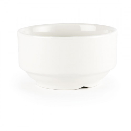 White ConsommÃ© Bowl Unhandled 14oz (Box 24)
