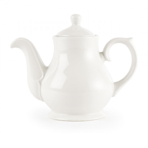 White Sandringham Tea/Coffee Pot 2cup 15oz (Box 4)