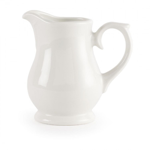 MILK CREAM JUG /CHURCHILL -WHITEWARE- SANDRINGHAM - .25pt/14cl - PER BOX OF 4 - P747
