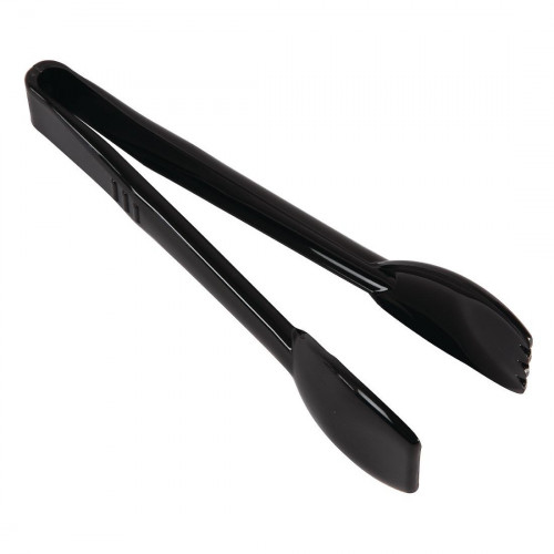Kristallon Food Tong Black - 230mm