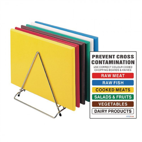 Sale Offer : Hygiplas High Density Chopping Board Set - 18x12x1/2"