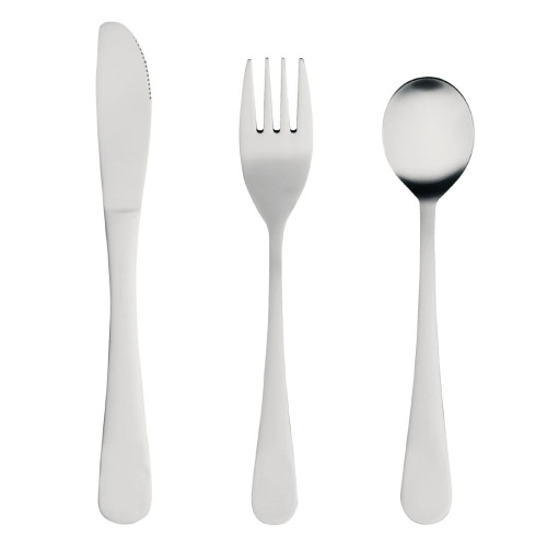 Olympia Mini Cutlery Sample Set (Table Knife Table Fork Dessert Spoon)