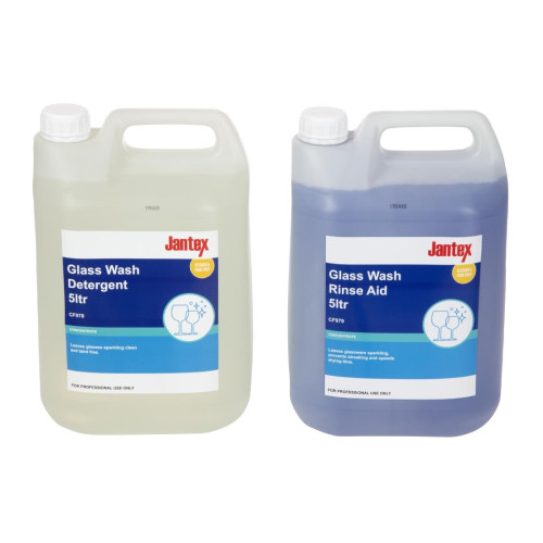 Jantex Glasswash Detergent & Rinse Aid Bundle