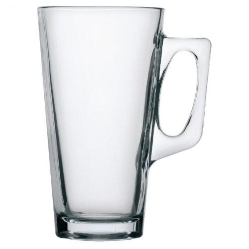 Conic Tall Glass Coffee Mug - 380ml 13.25oz (Box 24)
