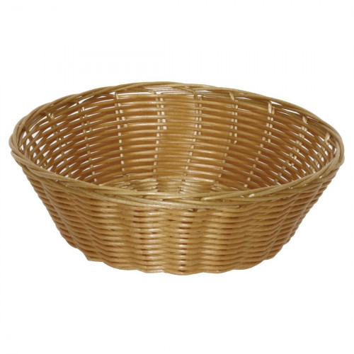 Poly Wicker Round Food Basket - 200x70cm (Pack 6)
