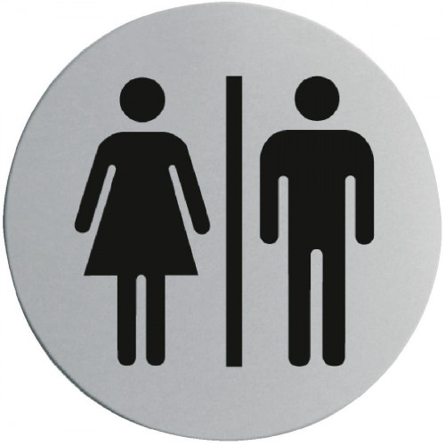 Ladies/Gentlemen S/A Door Sign St/St