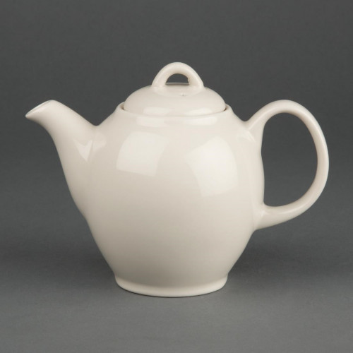 TEAPOT / OLYMPIA - IVORY TEAPOT WITH LIDS - 15OZ - BOX OF 4 - U139