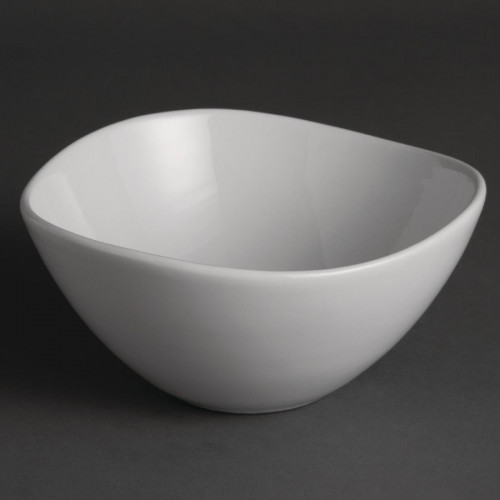 Bowl /Olympia Whiteware Wavy Bowl White - 15cm 6" per (Box 12) - U187