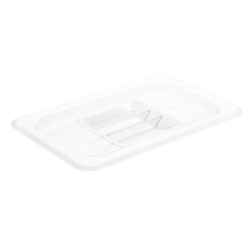 Vogue Clear Polycarbonate Lid GN Lid - 1/4