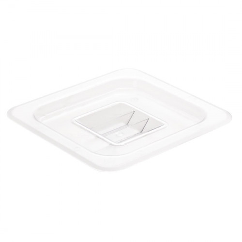 Vogue Clear Polycarbonate GN Lid - 1/6