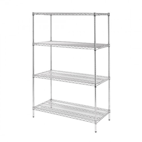Vogue Flat Pack 4 Shelf Unit - 61x122cm