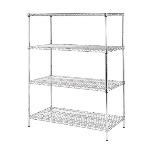 Vogue Flat Pack 4 Shelf Unit - 61x152cm