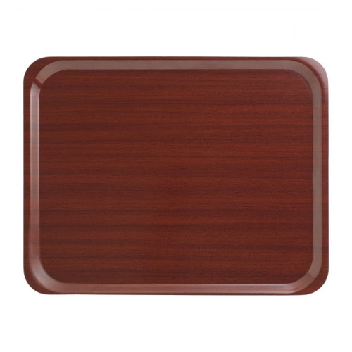 Cambro Mahogany Laminated Tray - 360x460mm
